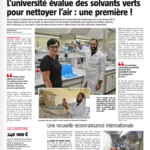 Press article in the Voix du Nord on green solvents!